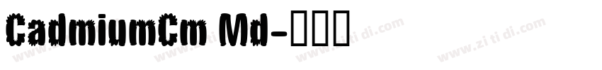 CadmiumCm Md字体转换